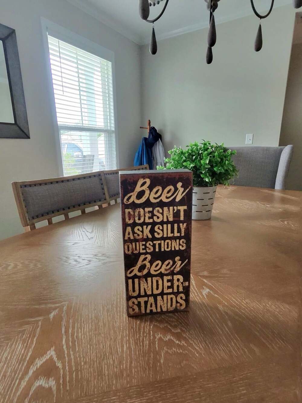 Quill To Paper By Sixtrees Beer Doesn't Ask Silly Questions Wood Sign
